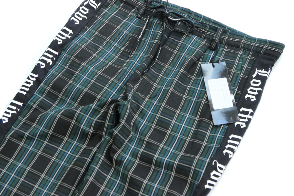 未使用 CHORD NUMBER EIGHT (コードナンバーエイト) SIDE LINE CHECK CROPPED PANTS / チェックパンツ_画像4