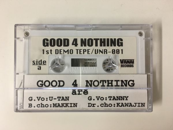 【貴重カセットテープ】 1st Demo Tape / GOOD 4 NOTHING 検) cassette デモテープ GOOD4NOTHING  northern19 shank 04 limited sazabys tm