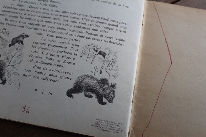  French picture book [... buru]fe- dollar *ro Jean kof ski Vintage 1947