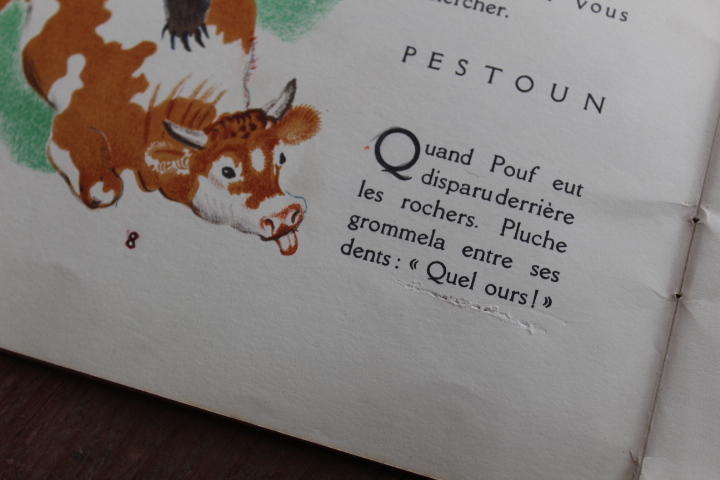  французский язык книга с картинками [... buru]fe- доллар *ro Jean kof лыжи Vintage 1947