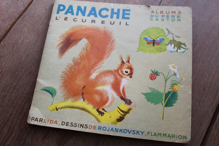  French picture book [ squirrel. pa not equipped ]fe- dollar *ro Jean kof ski Vintage antique 1948