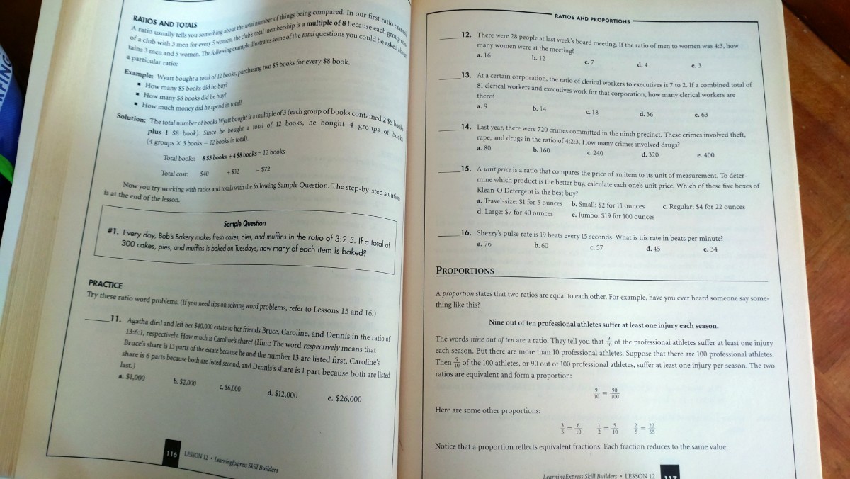 洋書基礎算数数学のテキストブック　Practical Math in 20 Minutes a Day 
