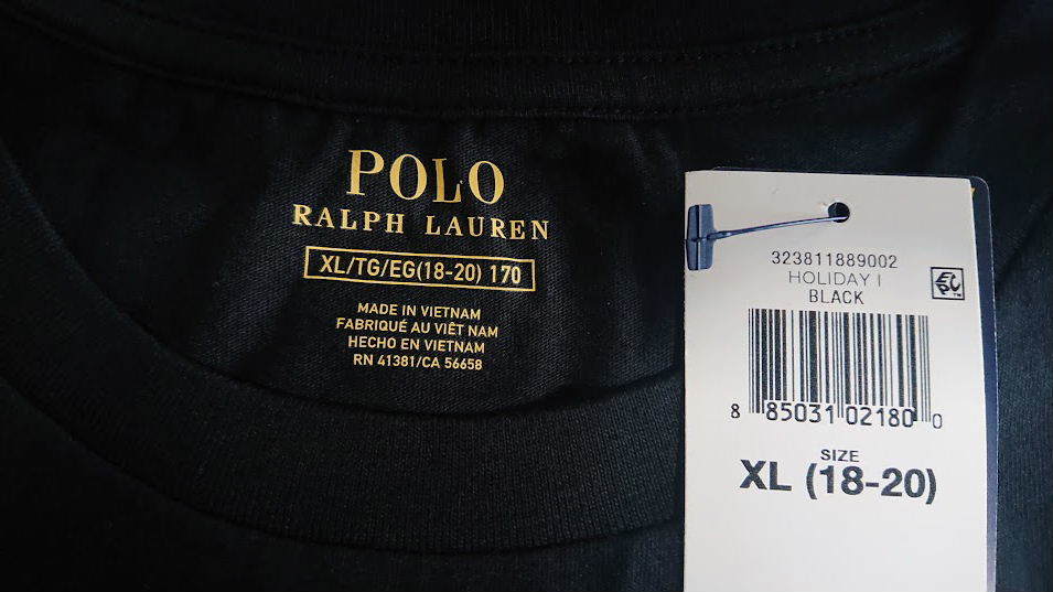 US購入 ラルフローレン POLO RALPH LAUREN ポロベア コットンTシャツ 