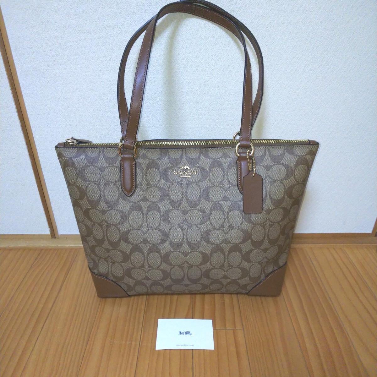 COACH トートバッグ シグネチャー　F29208