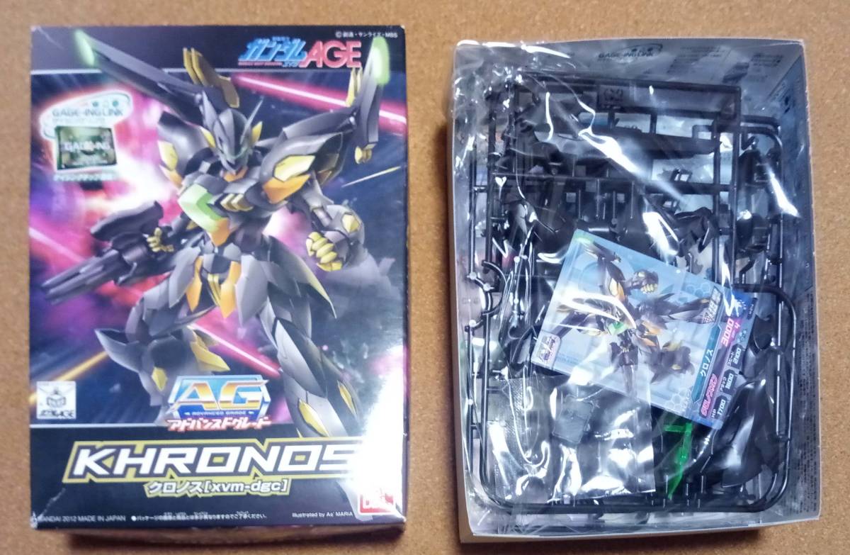 高評価! AG 未組み立て ガンプラ 希少 絶版 1/144 プラモデル クロノス 機動戦士ガンダムAGE