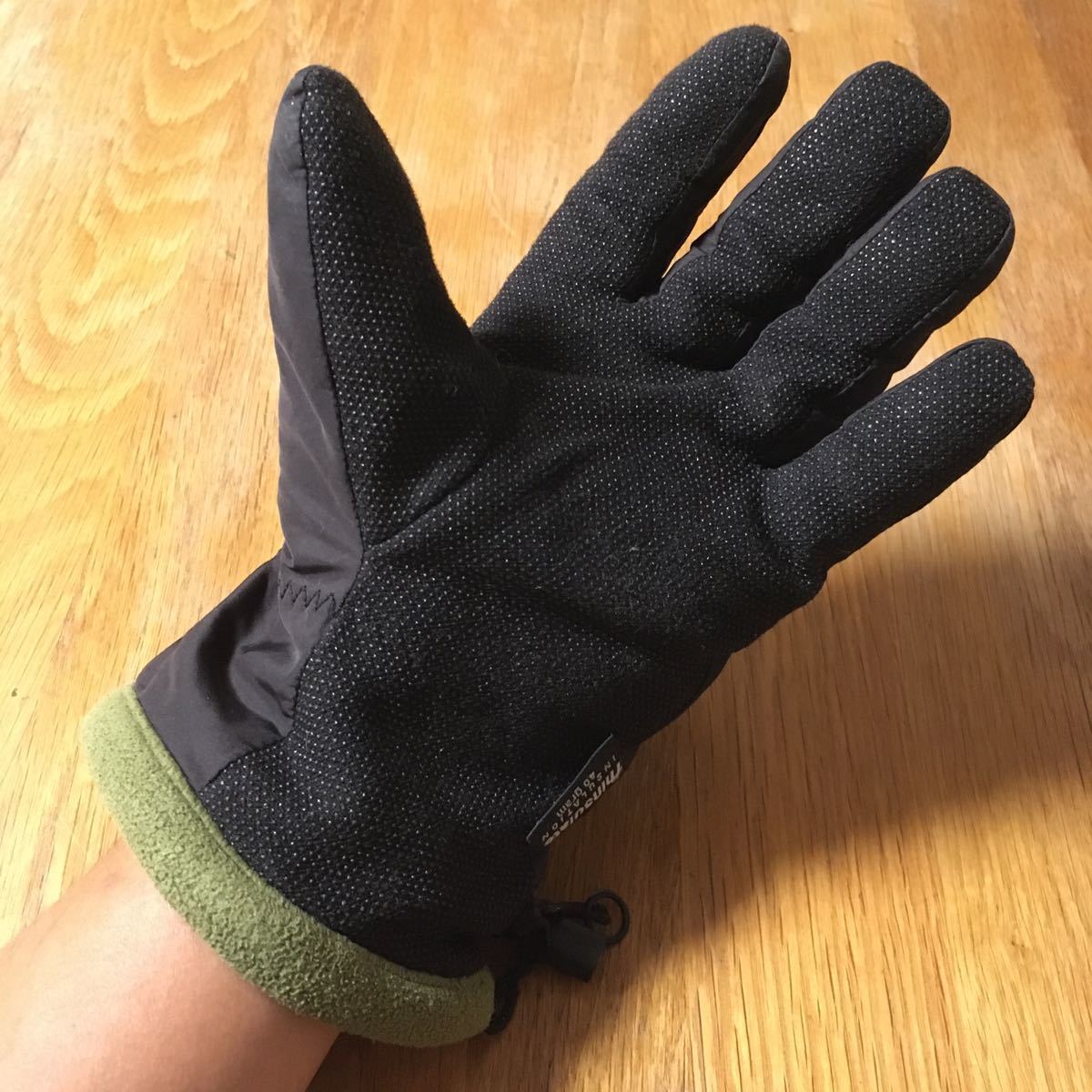 3M Thinsulate Gloves シンサレート グローブ 手袋 Mサイズ バイク ユーズド ゴム紐劣化あり_画像6