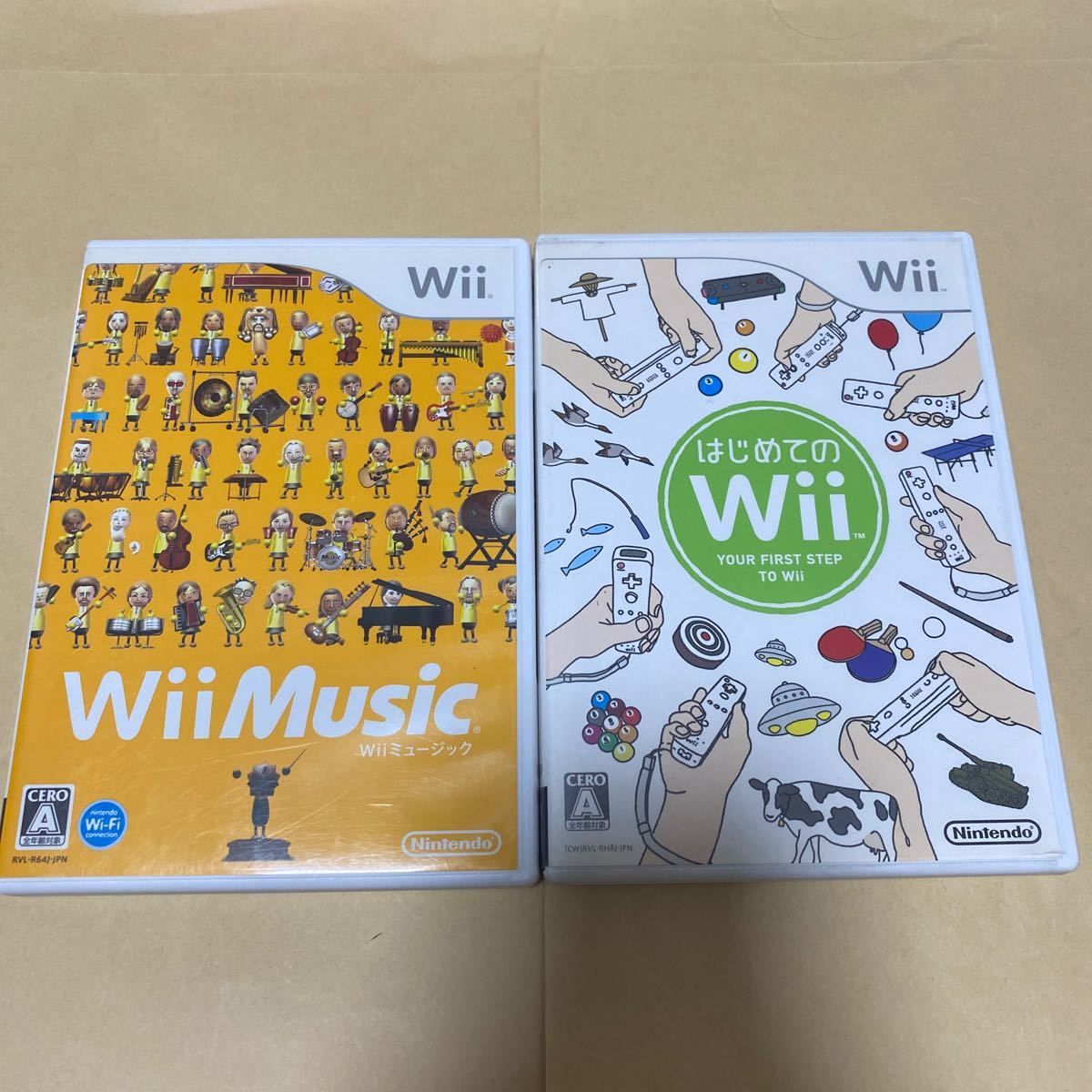 Wiiミュージックと はじめてのWii