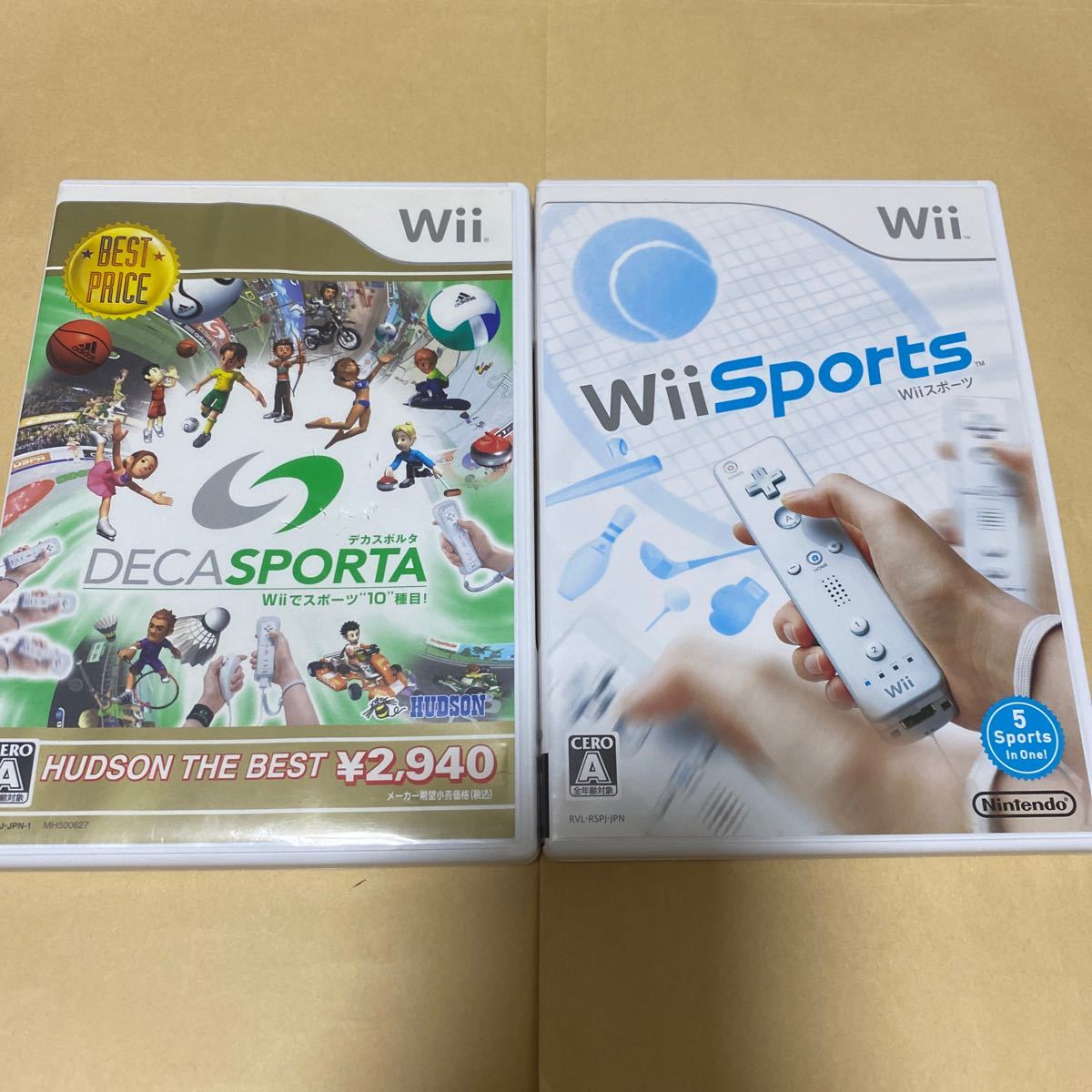 Wiiスポーツとデカスポルタ Wiiでスポーツ10種目