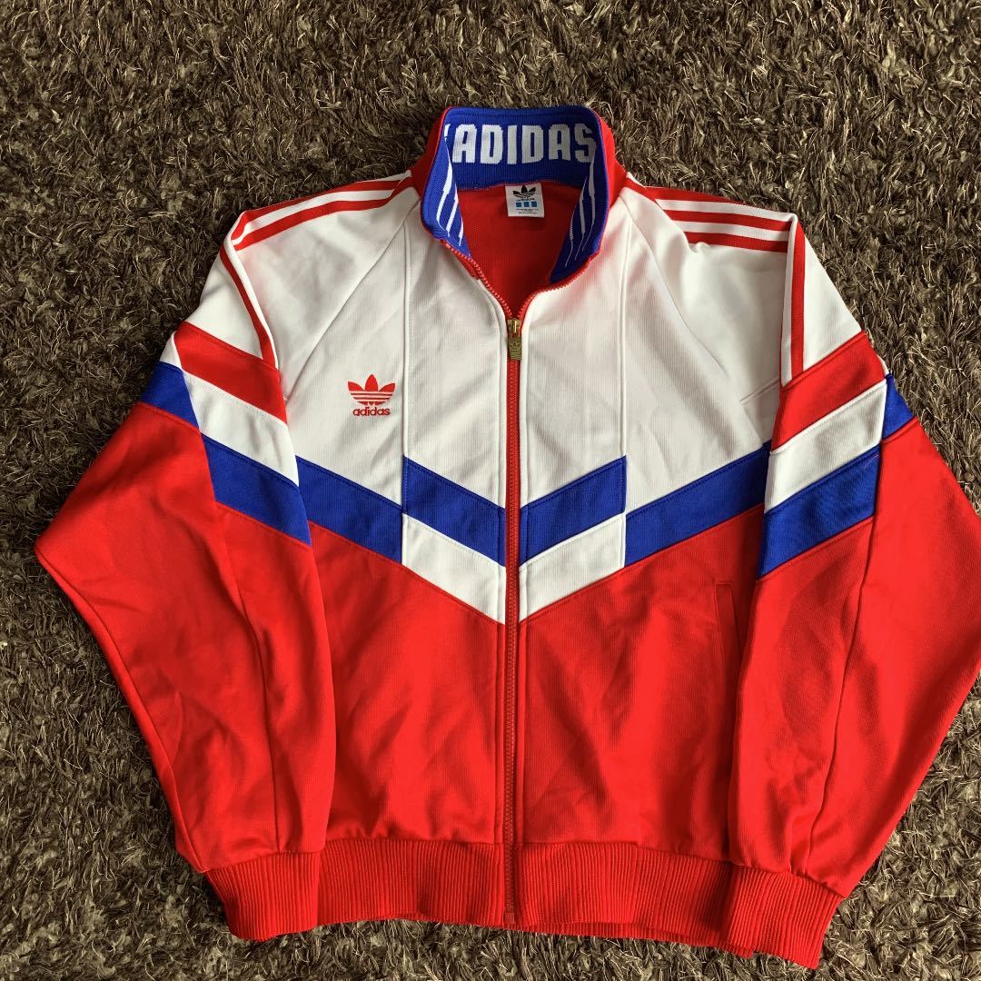 adidas アディダス デサント製 90年代 ジャージ上下 セットアップ-