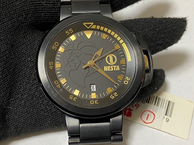 最も安い価格 NESTA BRAND ネスタブランド 腕時計 ブラック