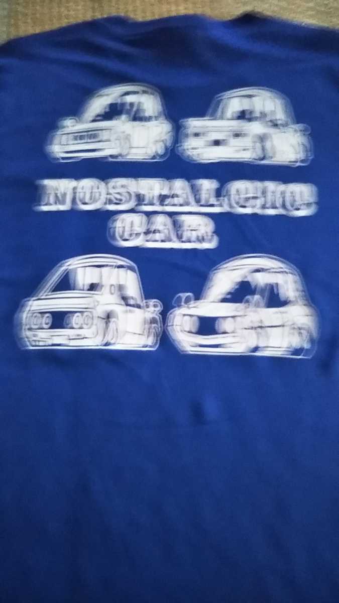 旧車スカイライン　Tシャツ　青　Mサイズ_画像2