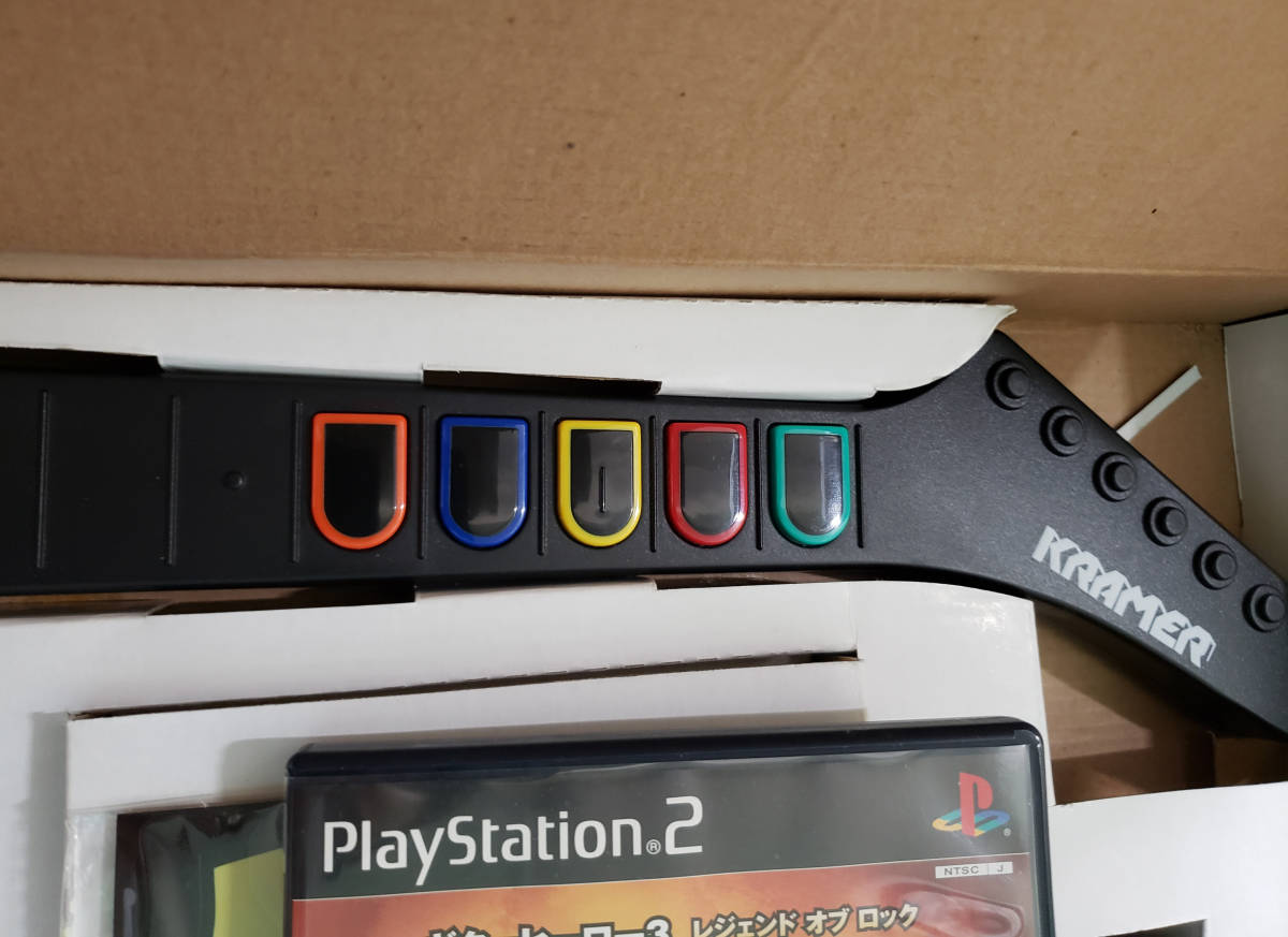 動作品】PS2 ギターヒーロー 3 レジェンドオブロック ワイヤレス