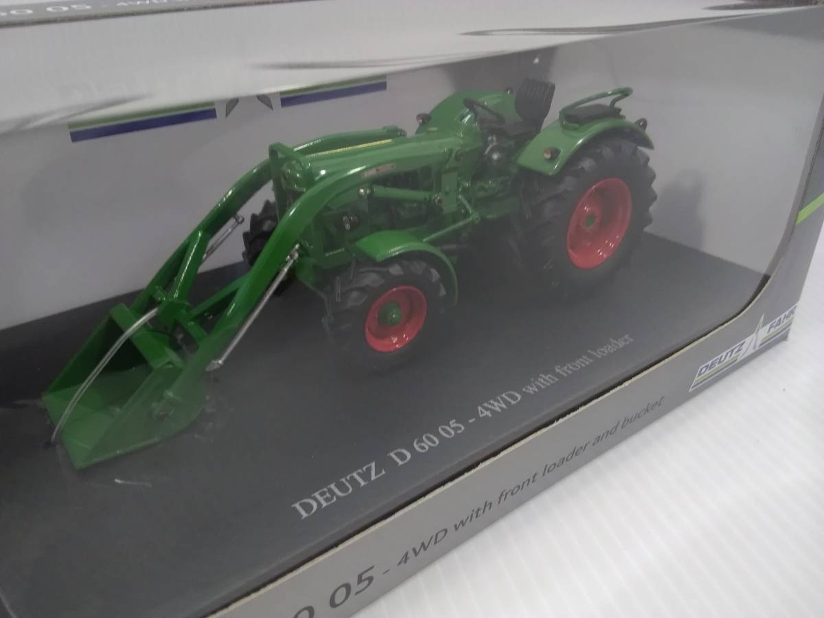 1/32 Deutz-fahr D60 05 4WD フロント ローダー ＆ バケット E5307 京商_画像4