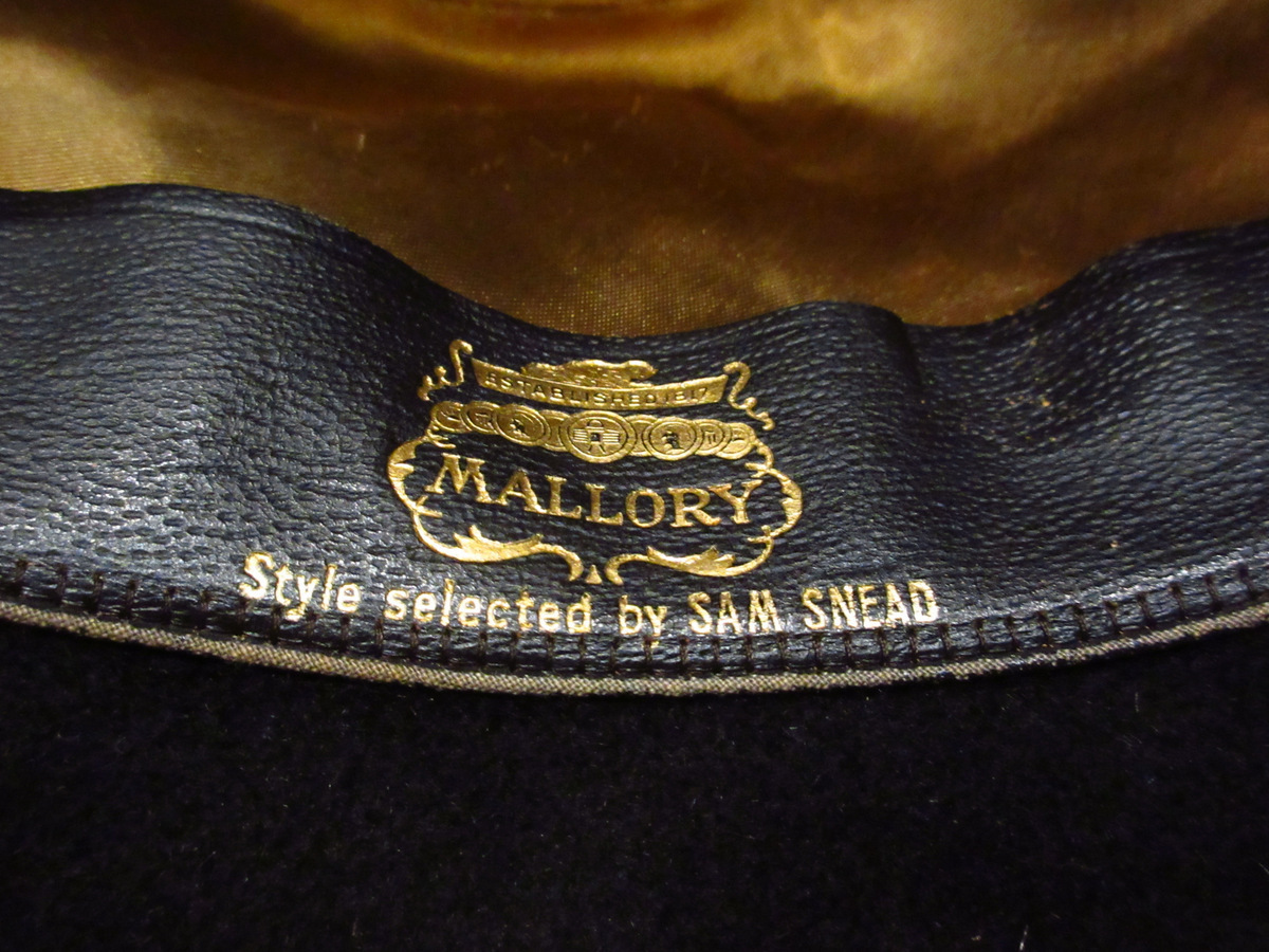 ビンテージ60’s●MALLORYフェドラハット黒size 7 1/4●211013k3-m-ht-flt 1960s古着帽子マロリーSTETSONフェルト中折れ帽_画像5