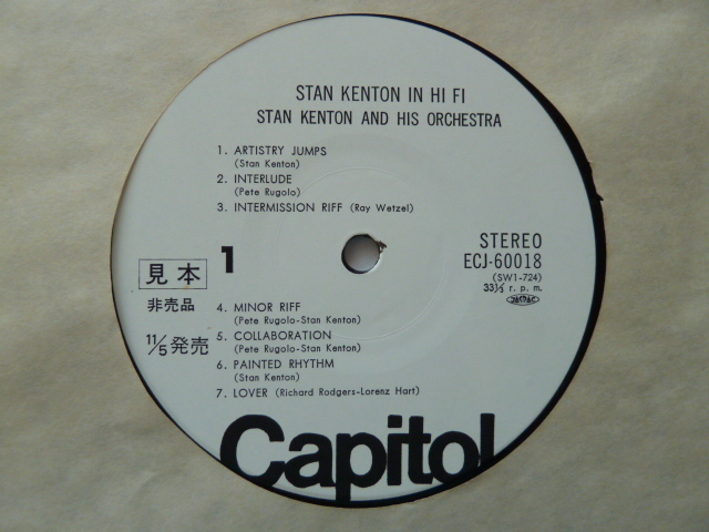 ◎ジャズ■スタン・ケントン/ STAN KENTON■ スタン・ケントン・イン・ハイ・ファイ ／ STAN KENTON IN HI FI_画像4