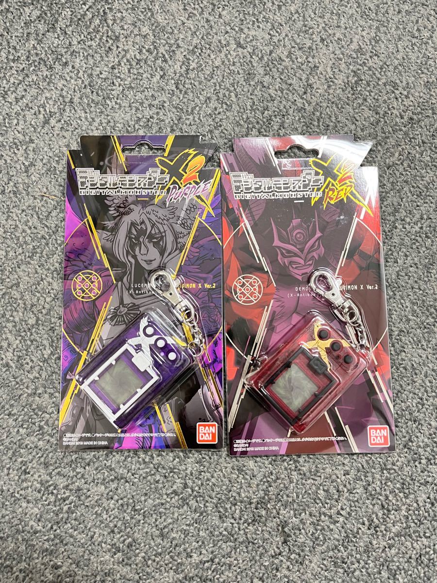 新品未開封】デジタルモンスターX Ver 2 レッド パープル2色 新品未開封】デジタルモンスターX Ver 2 レッド パープル2色
