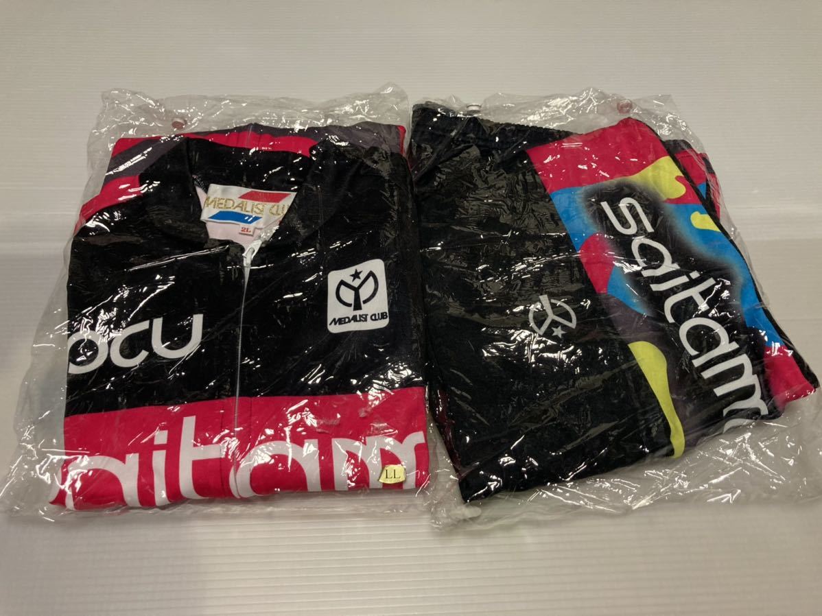 [ new goods unused ] bicycle race Saitama main part long sleeve jersey long pants top and bottom set 2L Medalist Club MEDALISTCLUB bicycle wear 