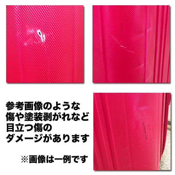 1円スタート!【 中古 】 スーツケース Mサイズ 60 cm 61L ~ 72L TSA ロック 旅行 キャリーケース ファスナー 軽量 拡張 容量アップ G_傷や汚れがあります（一例）