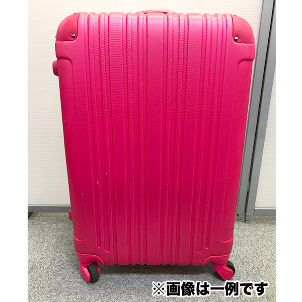 1円スタート!【 中古 】 スーツケース Mサイズ 60 cm 61L ~ 72L TSA ロック 旅行 キャリーケース ファスナー 軽量 拡張 容量アップ G_正面（一例）
