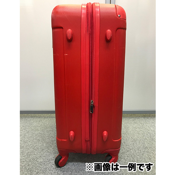 1円スタート!【 中古 】 スーツケース Mサイズ 60 cm 61L ~ 72L TSA ロック 旅行 キャリーケース ファスナー 軽量 拡張 容量アップ G_側面（一例）