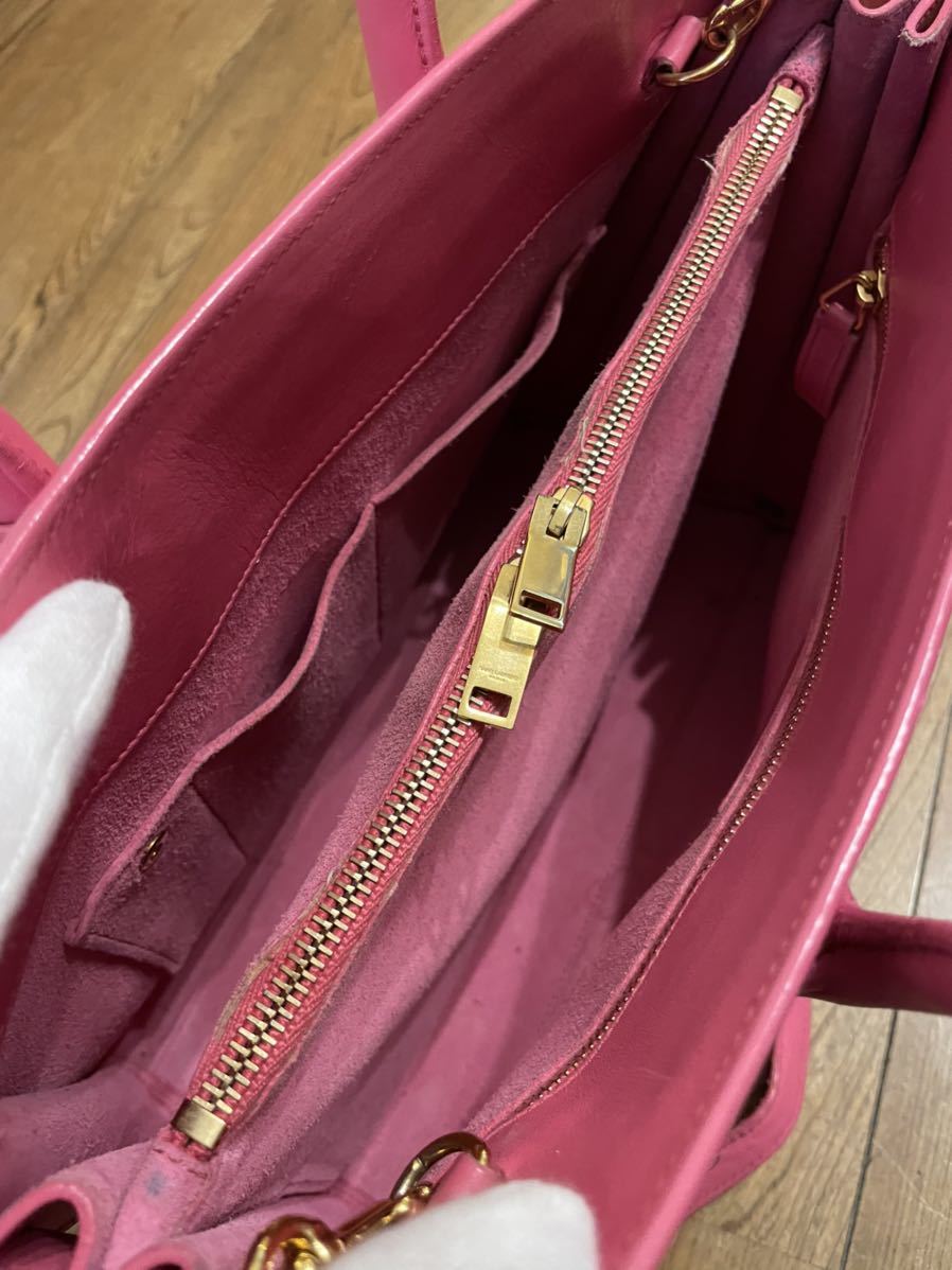 名作 本物 SAINT LAURENT PARIS サンローランパリ SAC DE JOUR サック