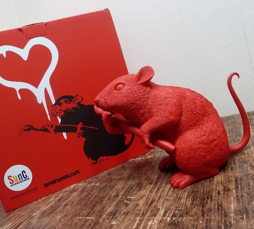 LOVE RAT(RED Ver.) 新品未使用 バンクシー banksy | marodi.com