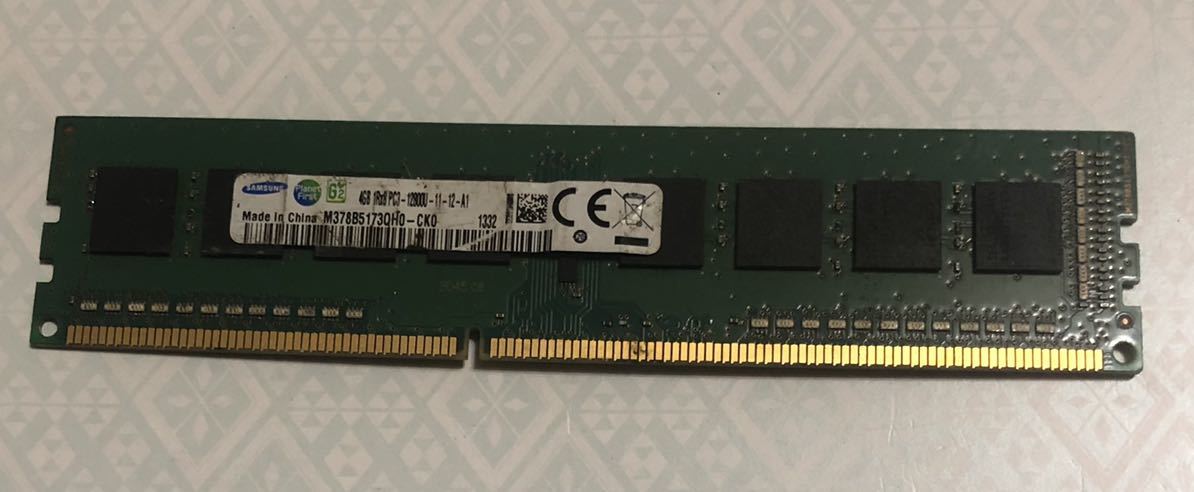 SAMSUNG 4GB 1Rx8 PC3-12800U-11-12-A1_画像1