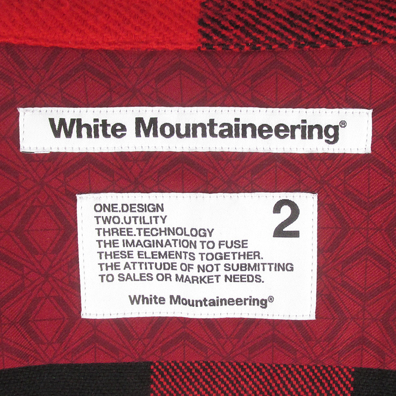 LAWKHJ17601 White Mountaineering ホワイトマウンテニアリング BLOCK CHECK PATCHWORK ENGINEER パッチワーク ジャケット WM2073106 新品_画像4