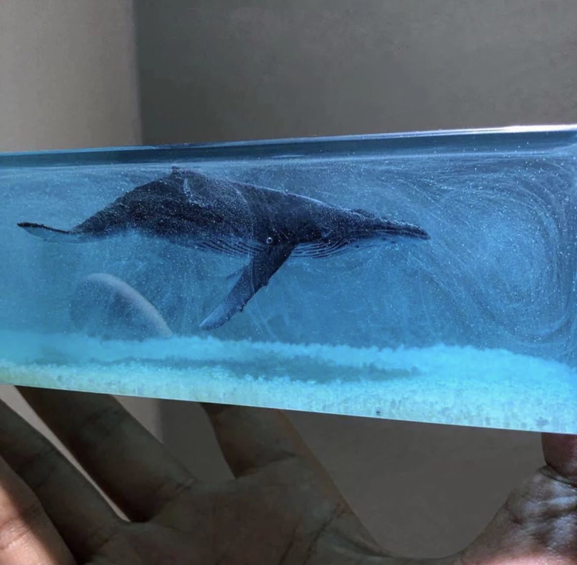 全2種類 要1種類選択 手作り クジラ 鯨 ライト フィギュア インテリア 装飾 オーナメント オブジェ 置物 アート 海 樹脂 雑貨 小物 1245_画像9