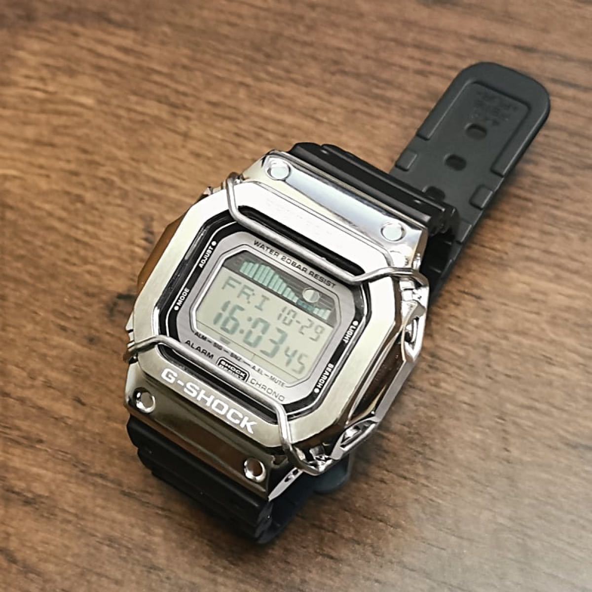 G-SHOCK GLX-5600 + メタルベゼル & 遊環 & ショックバンパー