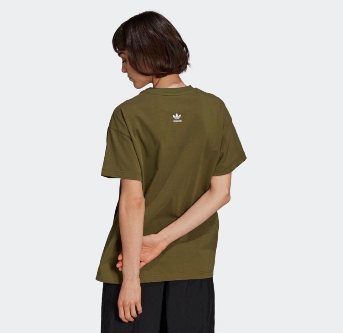 adidas originals × ドライクリーンオンリー/グラフィックTシャツ/ワイルドパイン/レディース XL