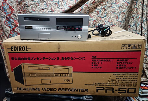 Roland ローランド EDIROL リアルタイム・ビデオ・プレゼンター PR-50 動作品