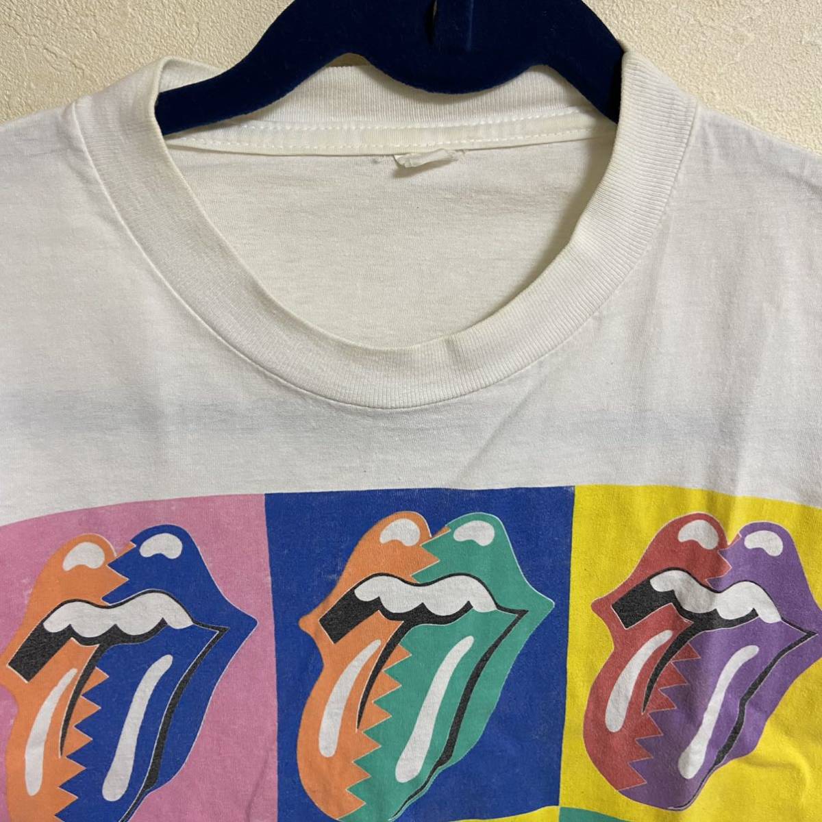 ローリングストーンズ 1990 urban jungle ツアーTシャツ ホワイト rolling stones