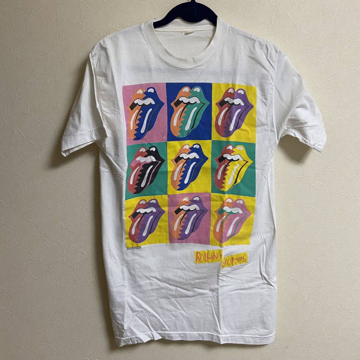 ローリングストーンズ 1990 urban jungle ツアーTシャツ ホワイト rolling stones