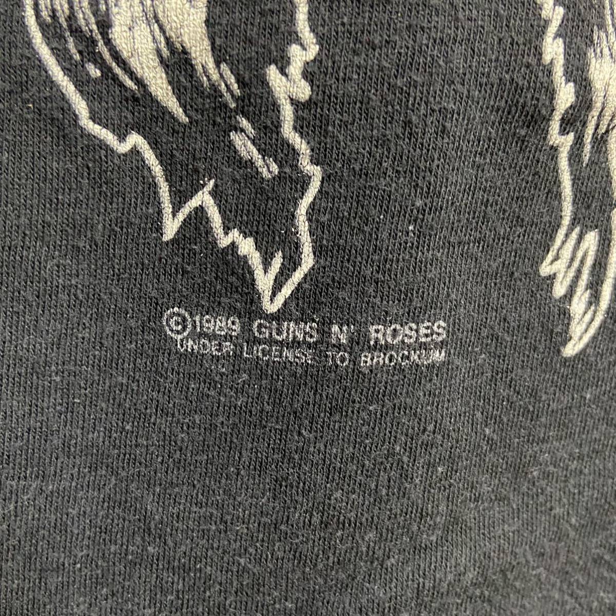 ガンズアンドローゼズ GNR GUNS N' ROSES 1989 LA Tシャツ ローリングストーンズ
