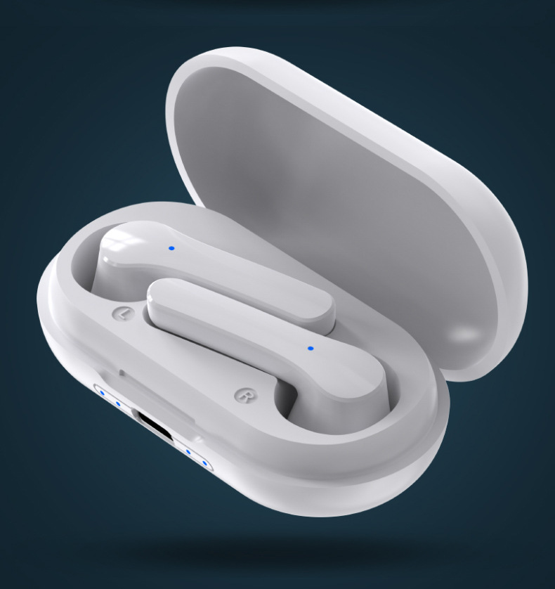 イヤホン 【 新品 】 ワイヤレス Bluetooth 5.0 airpods型 軽量 防水 小型 高音質 未使用 ヘッドホン android iPhone 対応 充電ケース_画像5