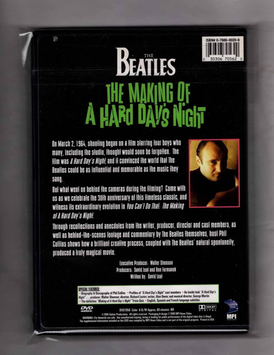  unopened The * Beatles The Beatles - The Making of A Hard Day\'s Night(Import)][DVD7056] making.oba. hard * Dayz * Night 