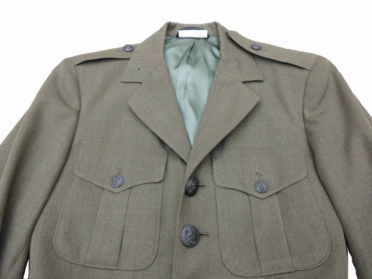 【2631】実物　USMC　アメリカ海兵隊制服上衣　サイズ35（Ｓくらい）1989年製_画像3