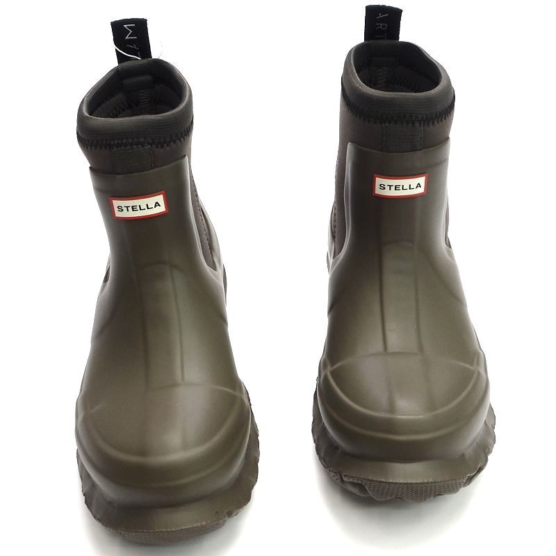 J02423 新品 STELLA McCARTNEY × HUNTER/ラバーブーツ 【サイズ:UK6