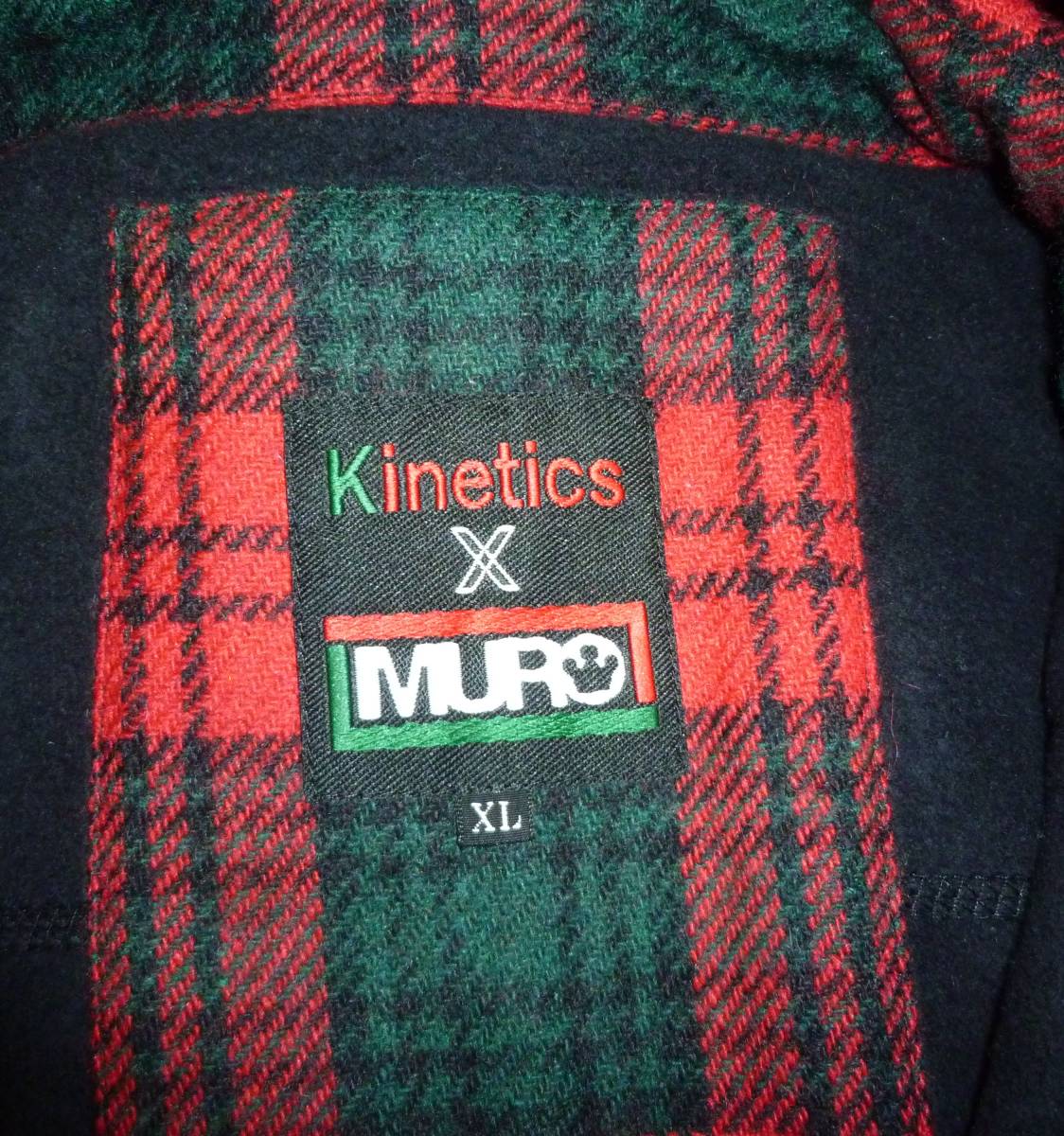 激レア　Kinetics × MURO ZIP UP HOODIE XL_画像3