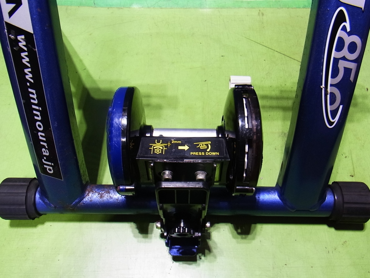 ■■【即決】ミノウラ MINOURA サイクルトレーナー 固定ローラー台 MAG 850 動作確認OKなUSED品! 4