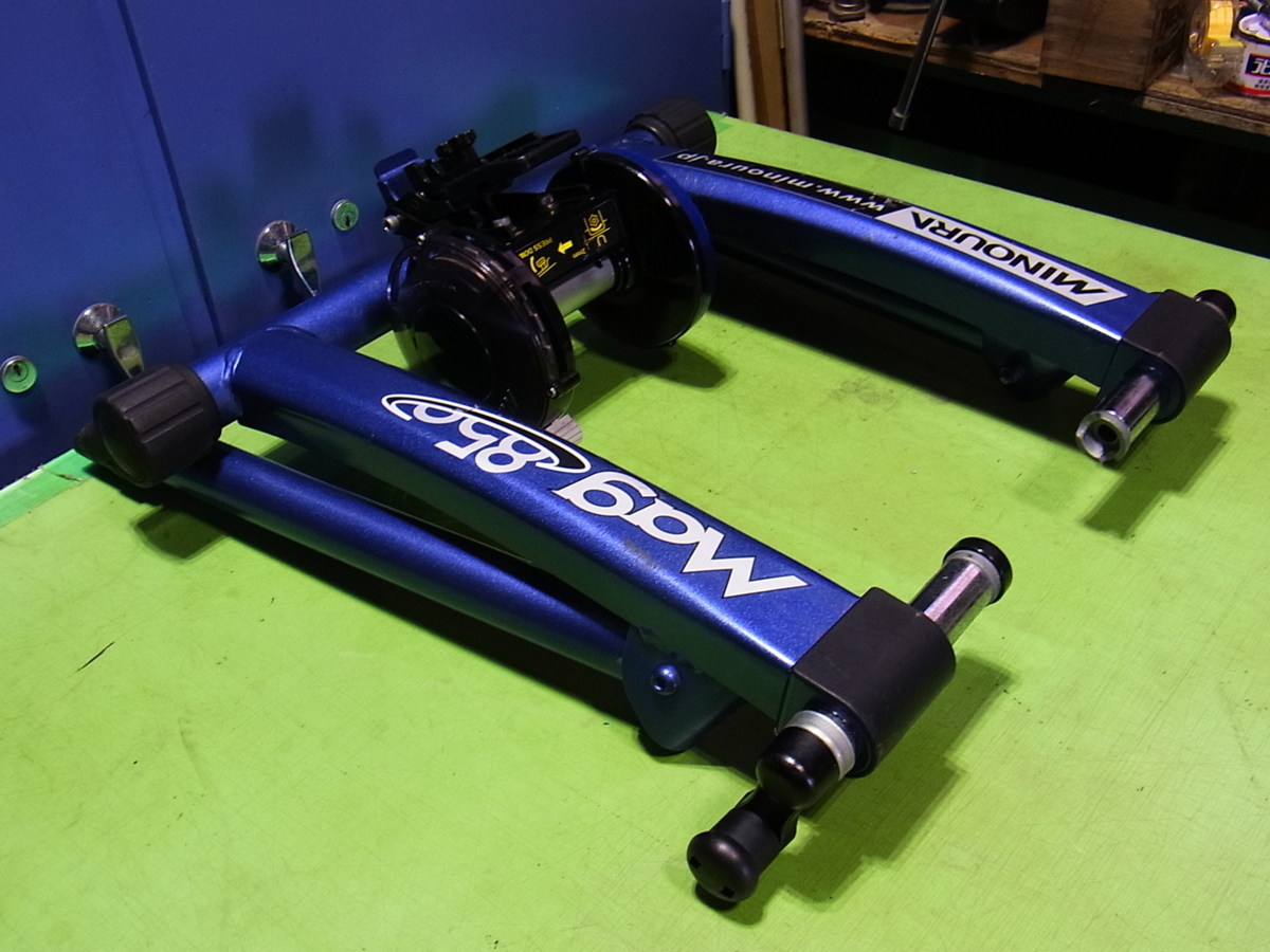 ■■【即決】ミノウラ MINOURA サイクルトレーナー 固定ローラー台 MAG 850 動作確認OKなUSED品! 9