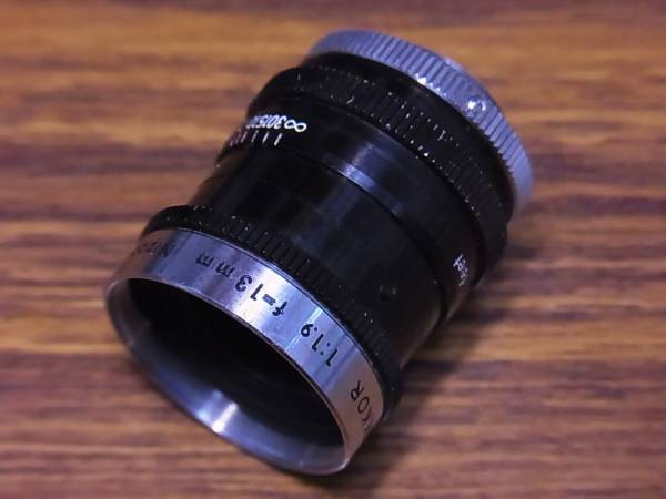 ## prompt decision!#Cine-NIKKOR 1:1.9 f=13mm D mount Old lens maintenance assumption junk treatment . exhibiting!