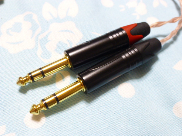 4.4mm5極 (メス) → TEAC UD-503 ADI-2 Pro 6.3mm×2 変換 4.4mm5極 (メス) → TEAC UD-503 ADI-2 Pro 6.3mm×2 変換