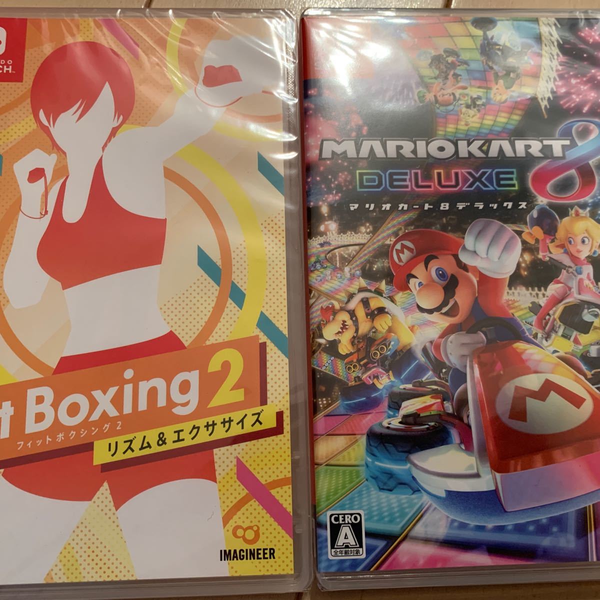 マリオカート8デラックス　Fit Boxing2  Nintendo Switch パッケージ版　2本セット