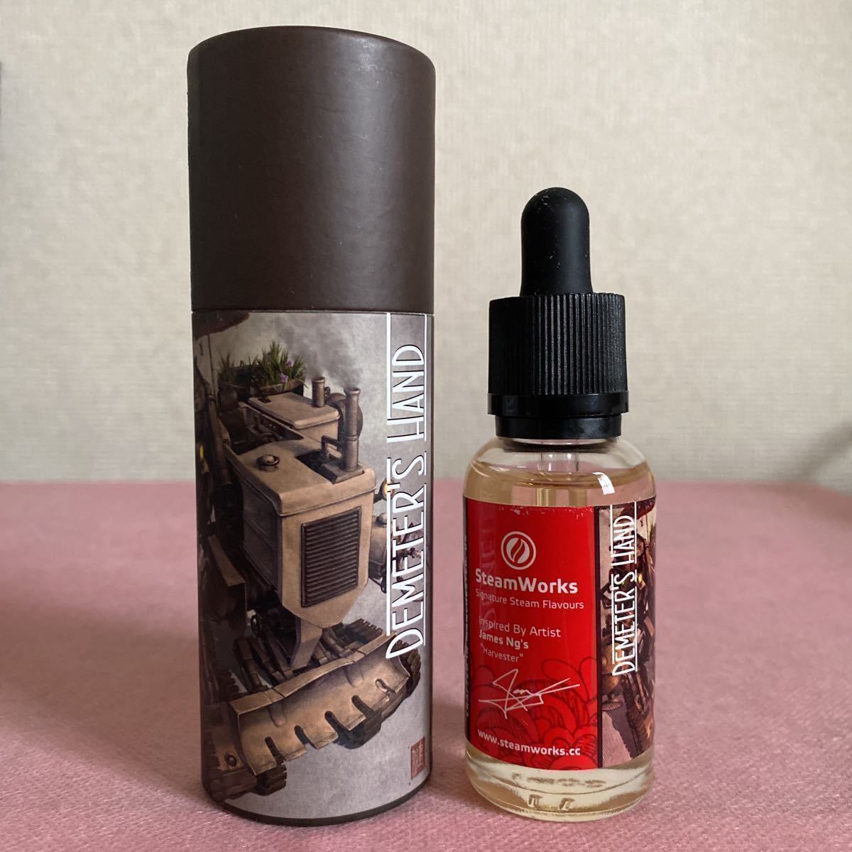 SteamWorks Demeter's Hand スチームワークス ディメーターズハンド ジャスミン緑茶 30ml リキッド ほぼ未使用 送料無料 ベイプ 電子たばこ