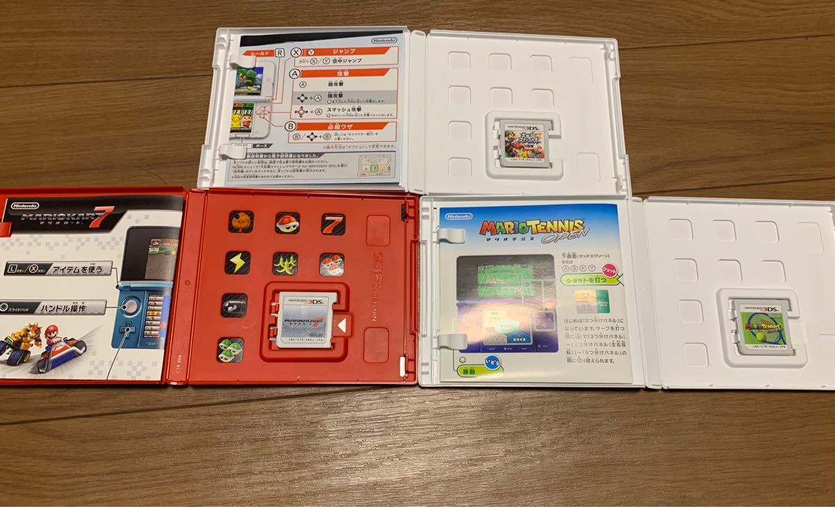 マリオカート7、大乱闘スマッシュブラザーズ 3DS、マリオテニスオープン　 3DSソフトセット