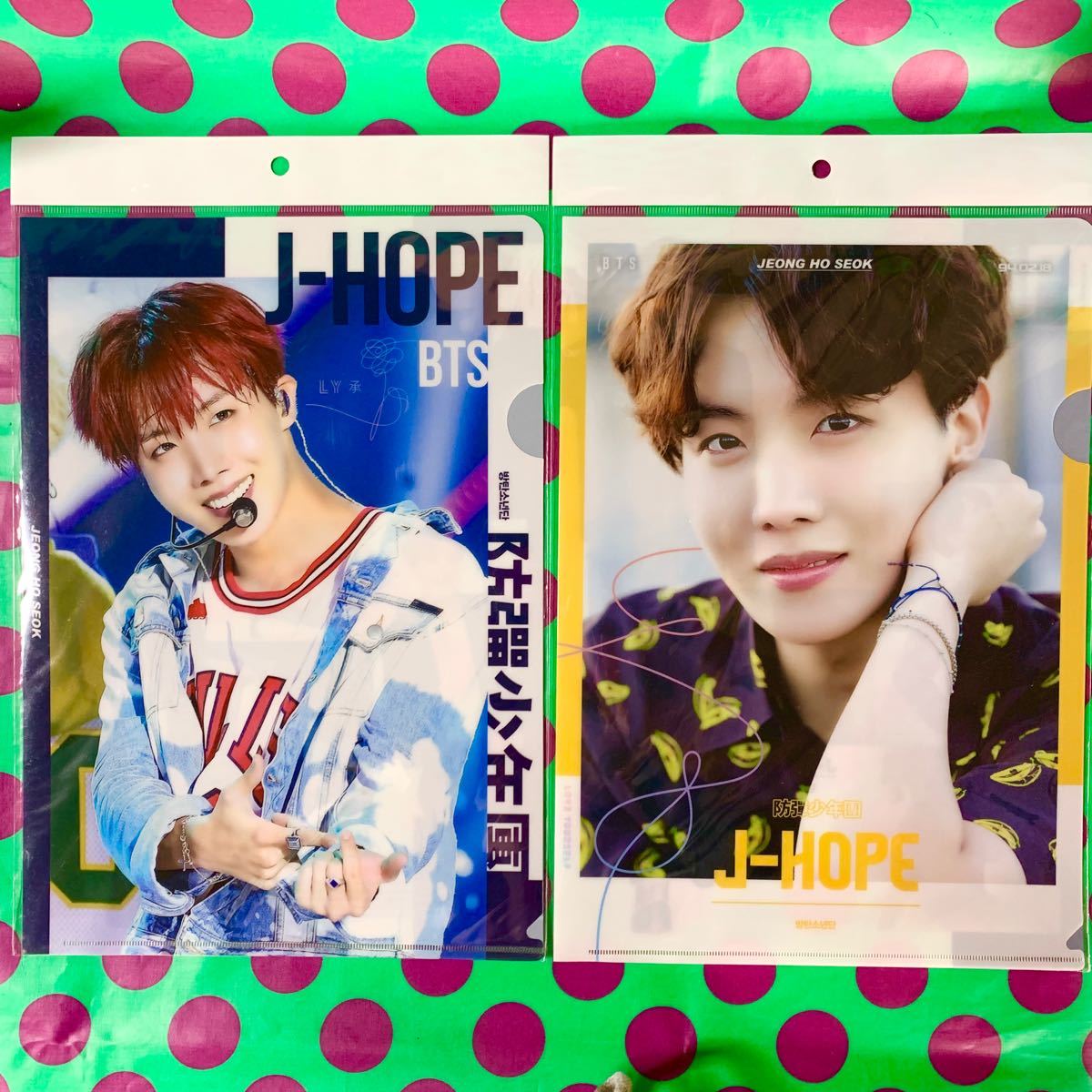 新品◆BTS J-HOPE グッズ6点セット まとめて クリアファイル＋靴下＋メモ帳 ジェイホープ 防弾少年団 チョン・ホソク