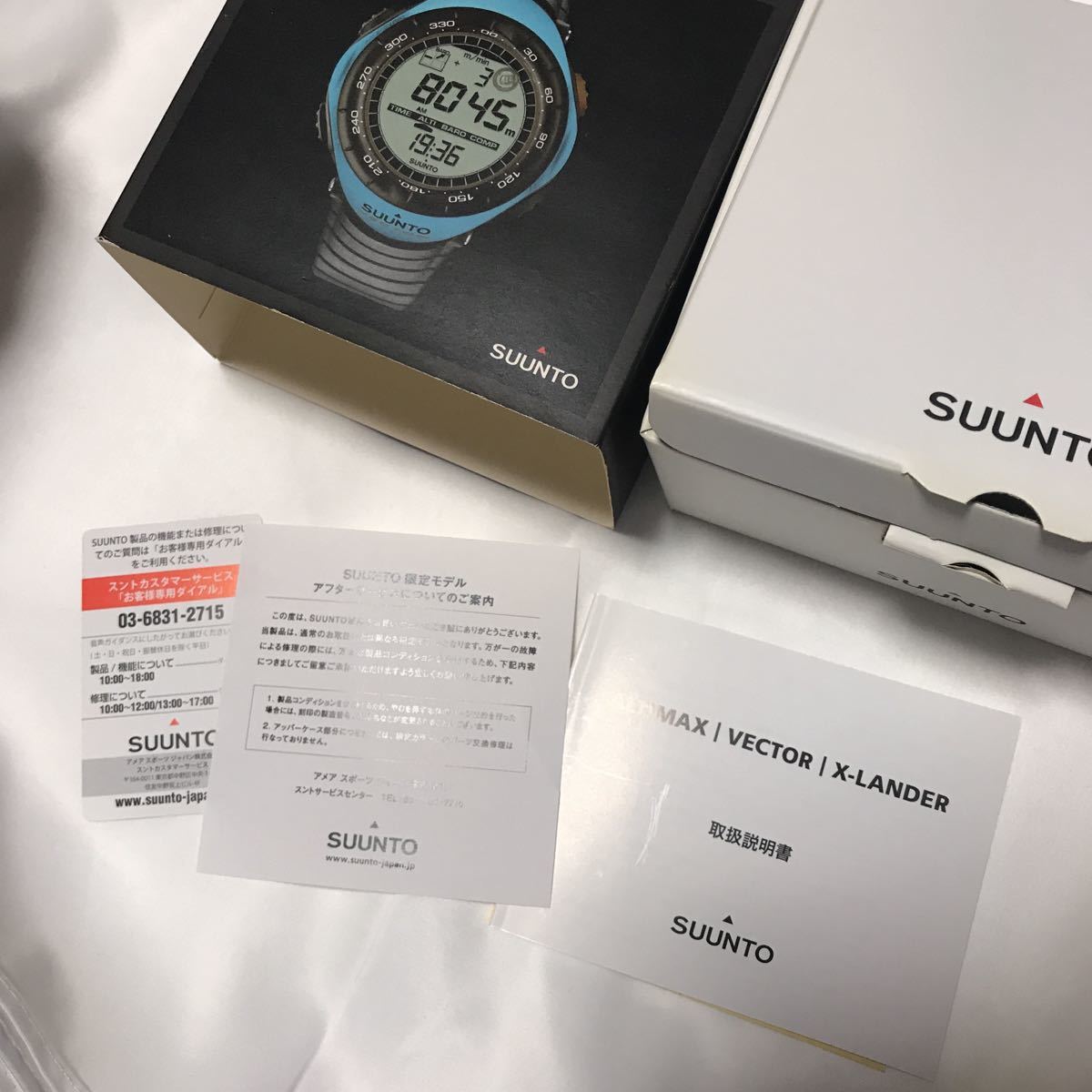 SUUNTO VECTOR ターコイズブルー 国内1000本限定 スント ベクター 新品未使用 希少 コレクション出品_画像2