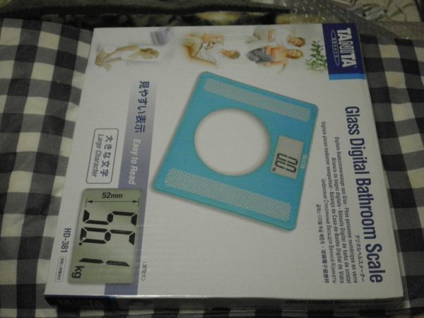 TANITA WEIGHTER SCALE DIGITAL GREEN HD-381 GR POP ON WEIGH_画像3